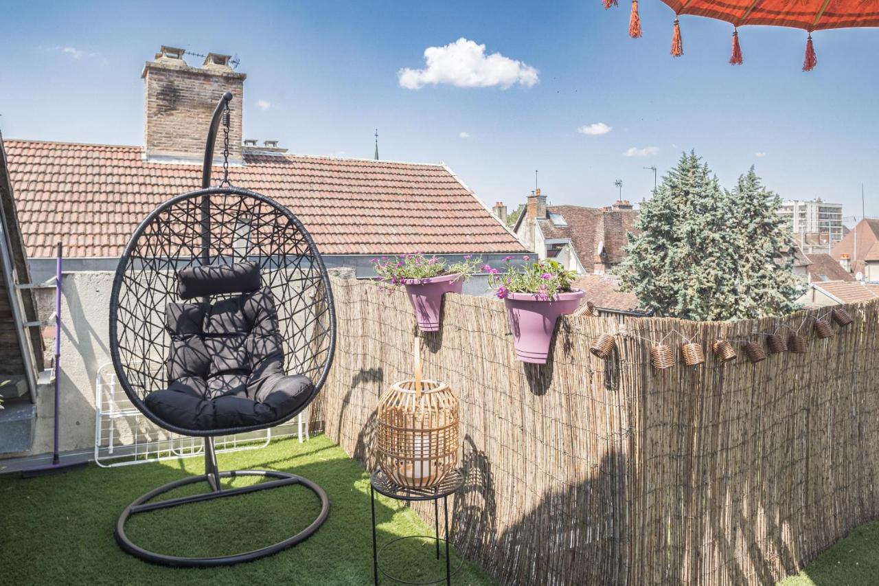 Le Rooftop - Vue Cathedrale - Climatisation ทรัวส์ ภายนอก รูปภาพ
