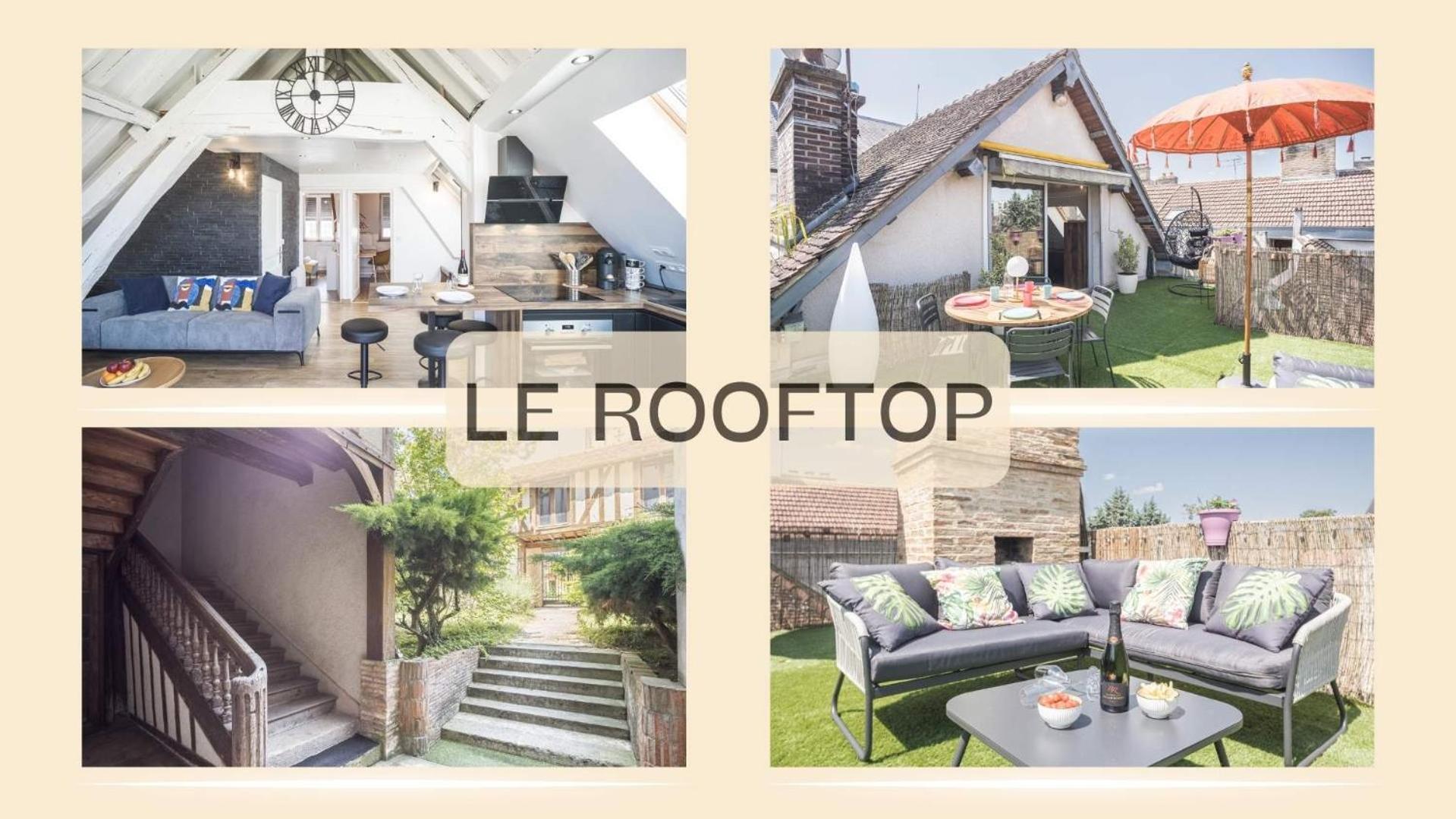 Le Rooftop - Vue Cathedrale - Climatisation ทรัวส์ ภายนอก รูปภาพ